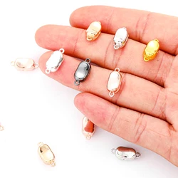 3Sets Jewelry Magnetic Clasps Fit Bracelets Necklace Rhodium End Clasp Connectors for Makings Leather Bracelet Jewelry