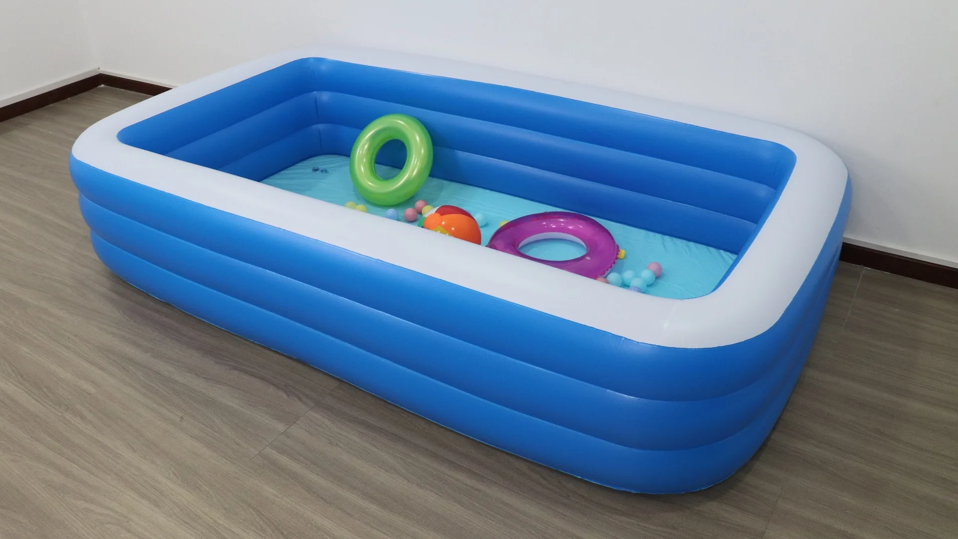 

Надувной детский бассейн-бассейнчик прямоугольный 290 см для улицы, большой семейный надувной бассейн для детей и взрослых, недорогой