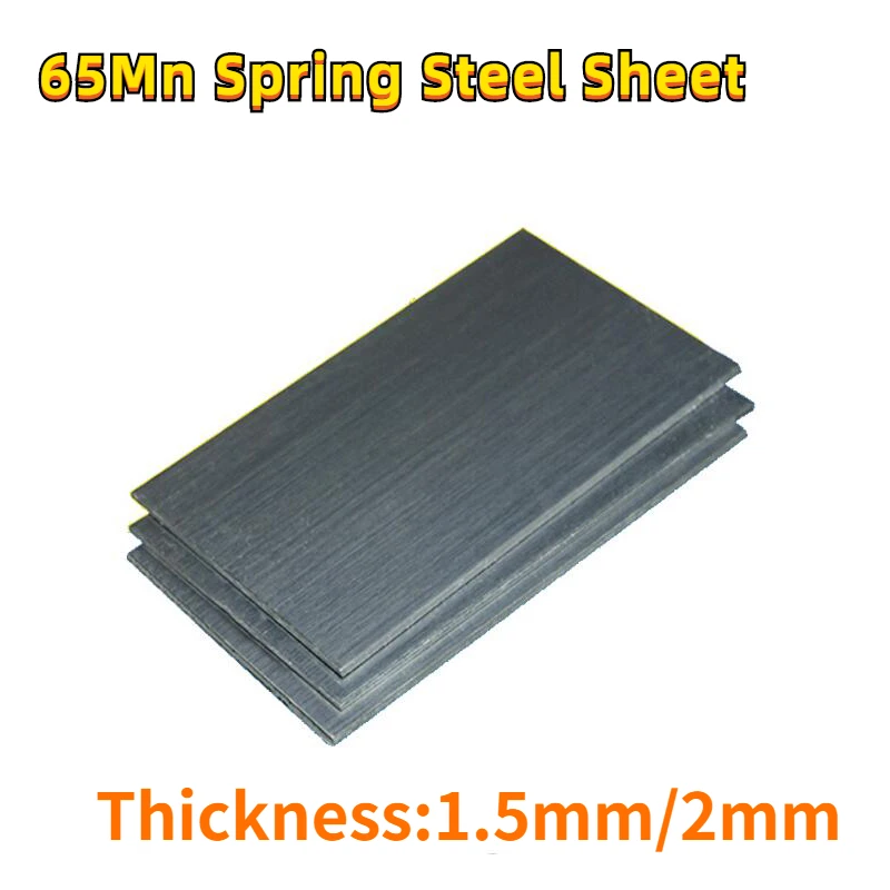 

Spring Steel Plate 65Mn Manganese Sheet Board 1.5mm/2mm Process Customization High Mechanical Strength and Corrosion Resistance