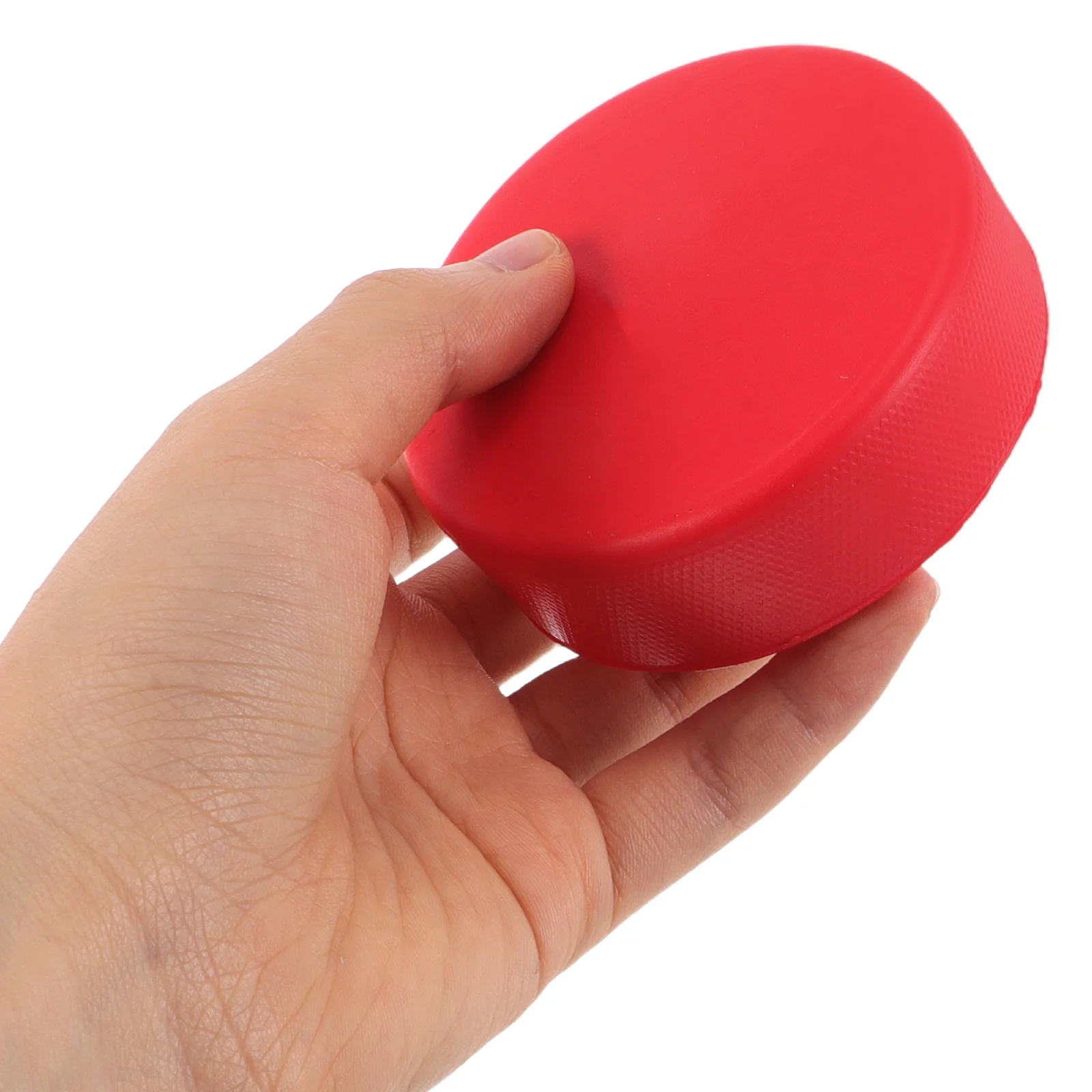 

10Pcs Mini Ice Hockey Pucks High Elasticity PU Foam Smooth Finish Squeeze Sports Balls for Classroom Office Relaxation