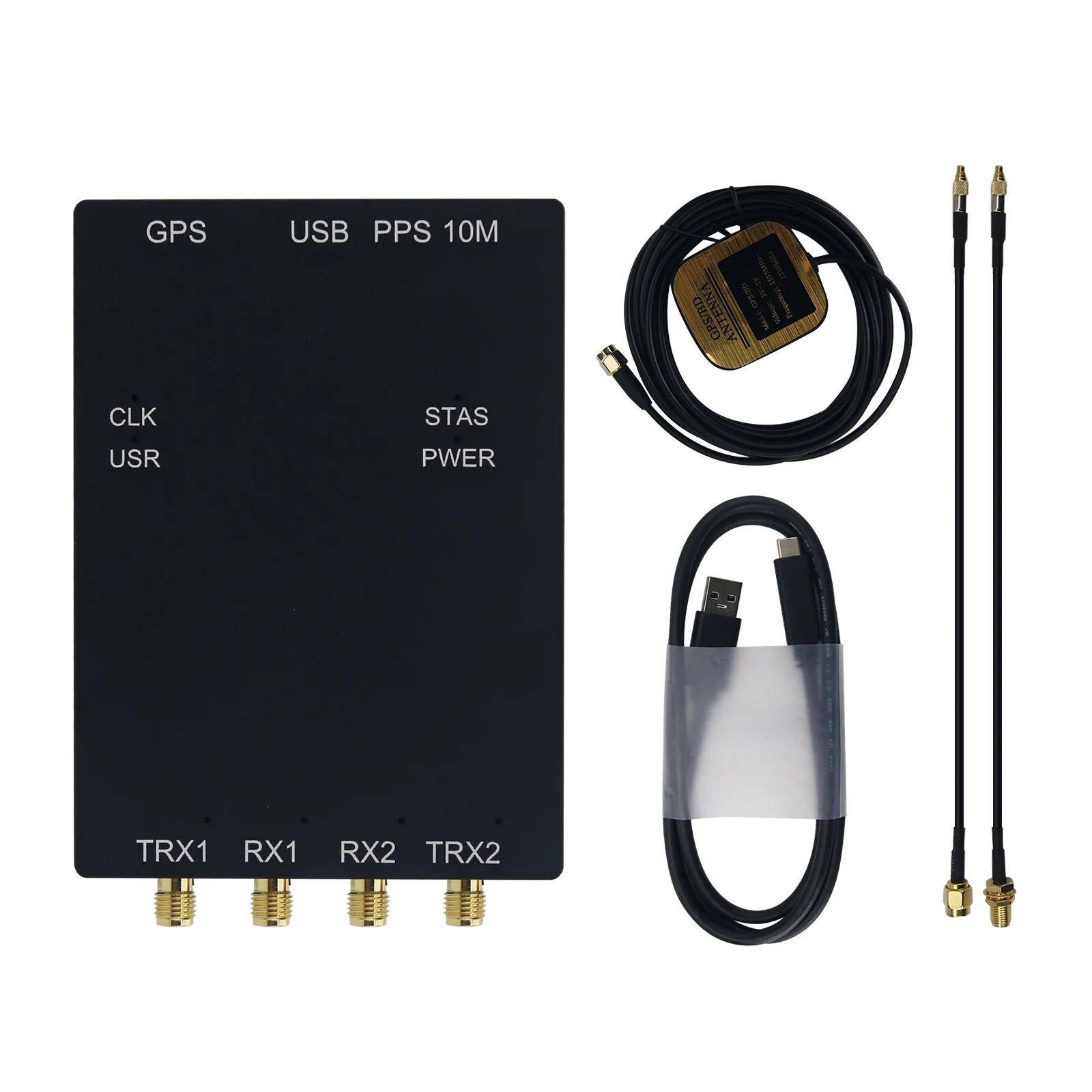 Hameggk Improved USRP B210 AD9361BBCZ+XC7K325T SDR Development Board with CNC Shell USB3.0 Type-C 56MHz Support PPS/10MHz Input