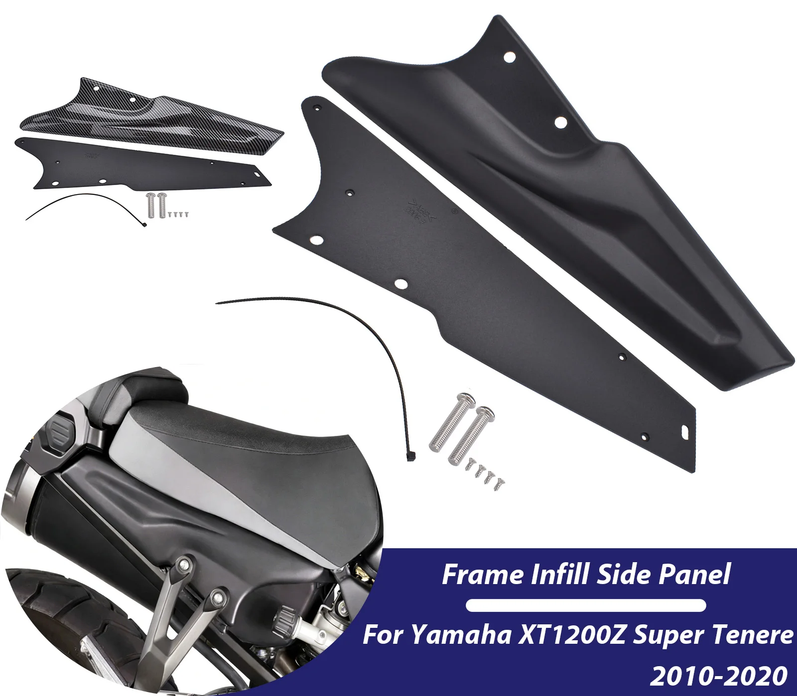 

For Yamaha XT 1200Z Super Tenere 2010-2020 XT1200Z Compatible Right Side Panel Cover Protection Fairing Motorcycle Accessories