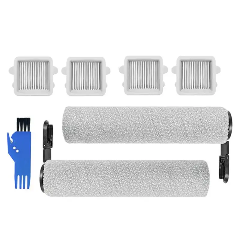 

Hot-For Roborock F25 / F25 ACE Sweeper Robot Accessories 2X Roller Brush And 4X Hepa Filters