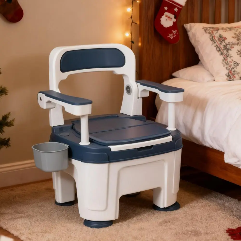 Indoor Potty For Pregnant Women, Adult Toilet Chair Suitable For Bedroom, Portable Toilet For Seniors