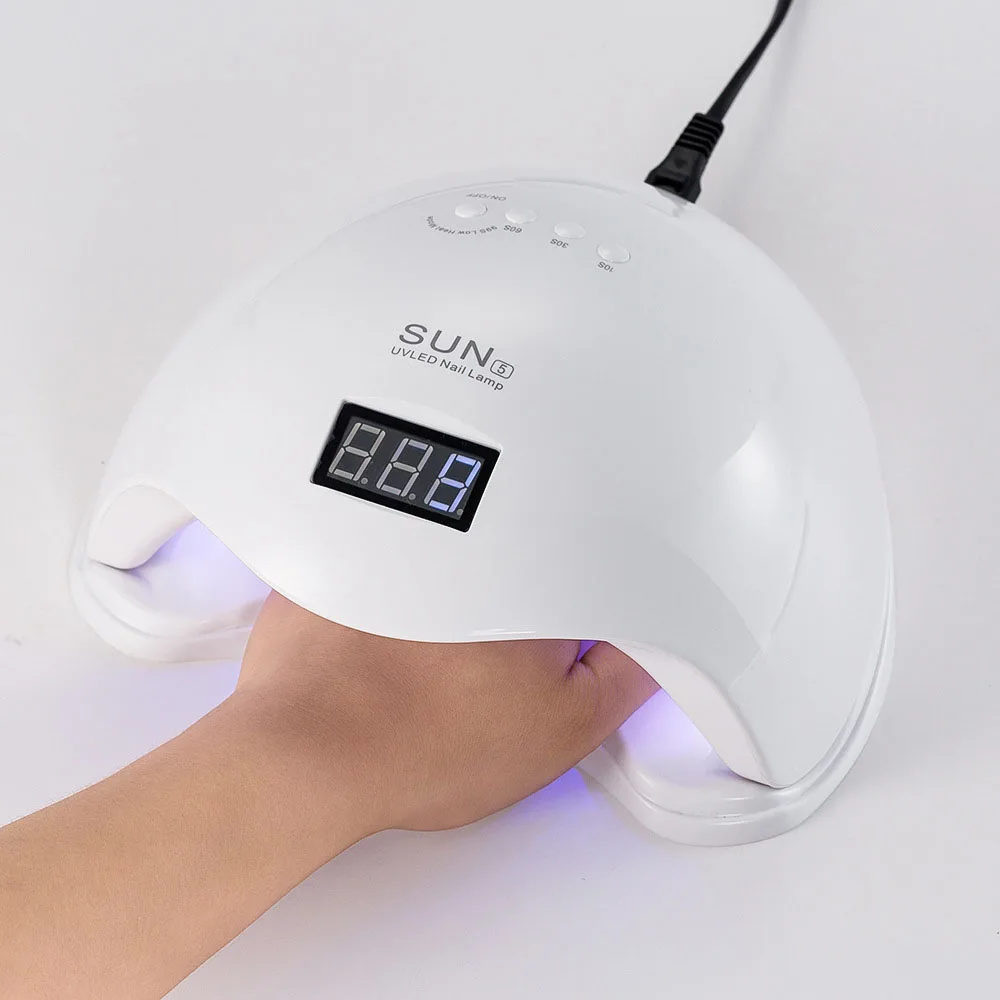 YIKOOLIN Large Smart Timing Nail Lamp Fast Curing Uv Led Lamp Gel Polish Drying Lamp Professional Nail Phototherapy Machine Tool