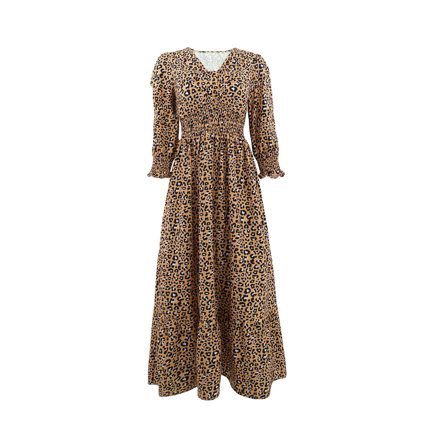 

African Dresses For Women Elegant Polyester 2025 New Muslim Fashion Abayas Dashiki Robe Kaftan Maxi Dress Turkish Africa