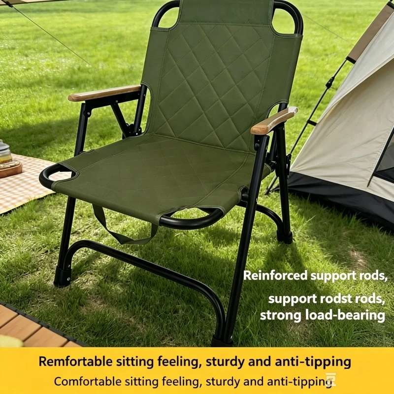 

Cotton Chair Outdoor Camping Folding Chair Cotton Edition Autumn/Winter Folding Kemet Chair Camping Chair