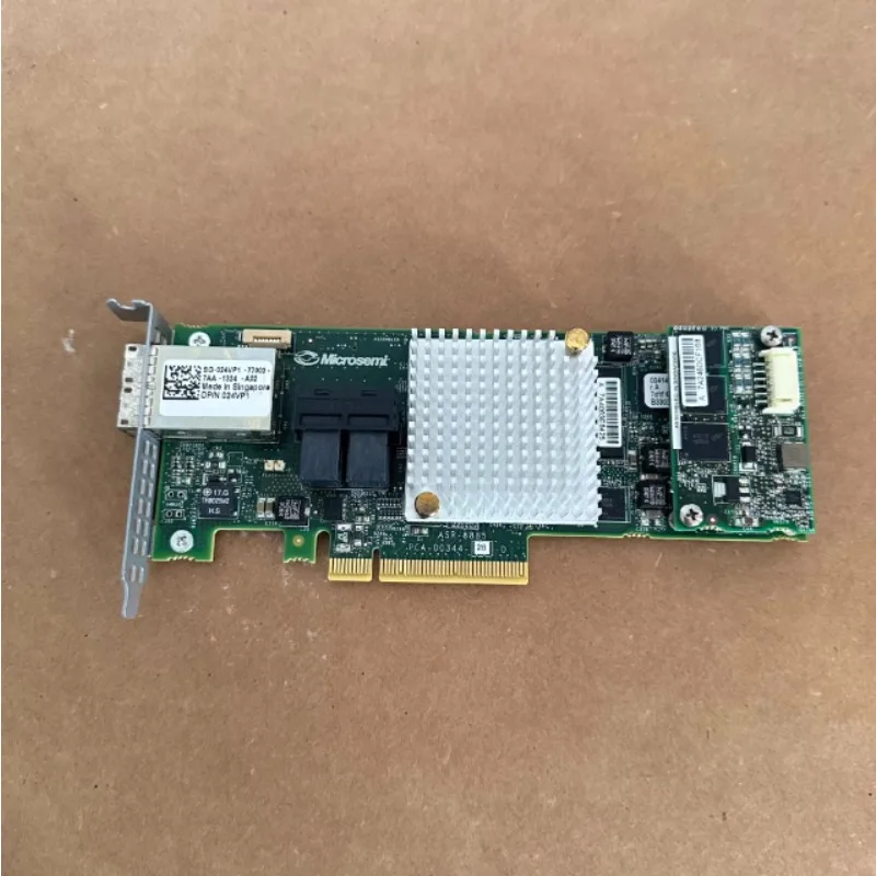 

Карта массива Adaptec ASR 8885 Microsemi, оригинальная разборка ASR-8805, 12 Гбит/с, SAS SATA SSD, кэш 1 ГБ