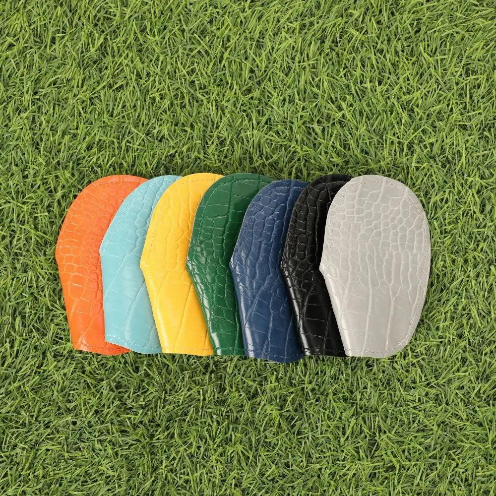 Couvre-chef de Golf en cuir PU, motif Crocodile, équipement d'entraînement de Golf, couvre-chef de Club de Golf, résistant à l'usure et à la poussière
