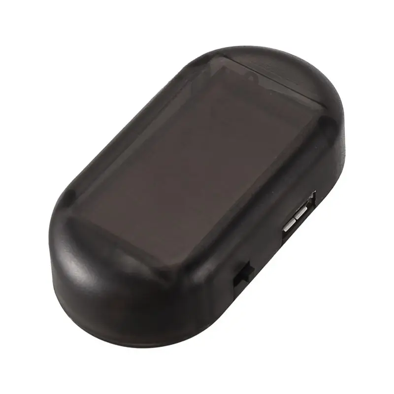

Reliable Car Solar Power Simulated Dummy Alarm Warning Led Flashing Security Light Fake Lamp