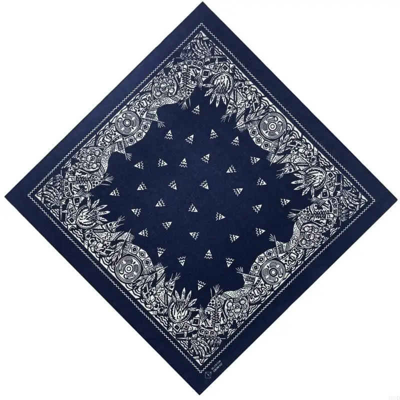 T8UD Bandana con estampado clásico para mujeres y hombres, pañuelo para cabeza deportivo libre, diadema para bailar