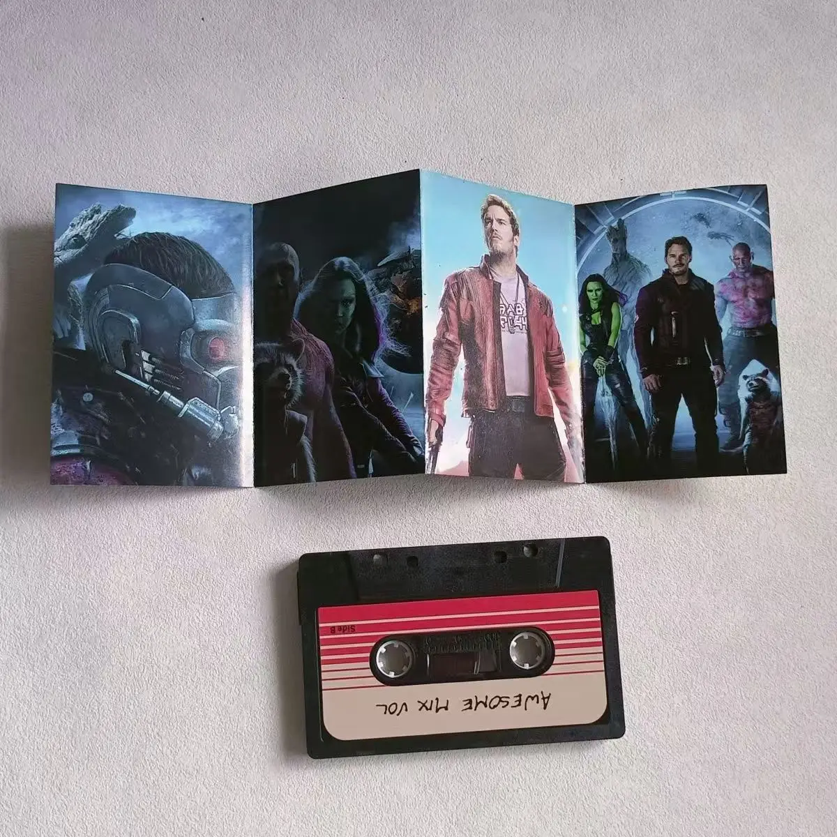 Movie Star-Lord Peter Jason Quill Tyler Bates Music Tape Guardians of the Galaxy 1+2 OST Album Cassettes Cosplay Soundtracks Box