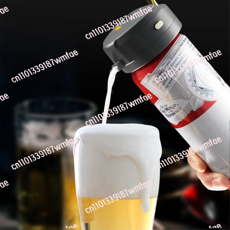 Portable Canned Beer Foam Machine Kitchen Tools Canner Beer Foamer Special Purpose for Canned Beer Foam Maker Server Washable