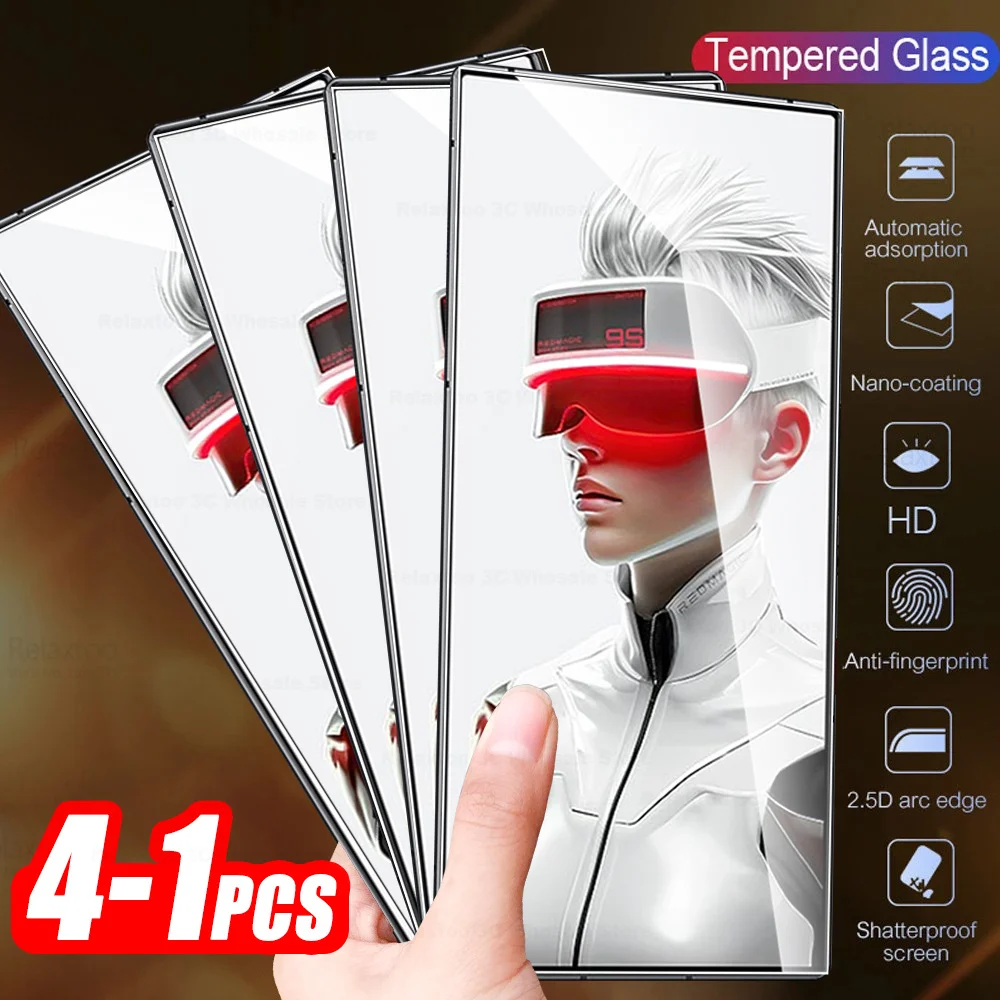 1-4Pcs HD Tempered Glass For ZTE nubia Red Magic 9S Pro+ Screen Protector REDMAGIC 9S Pro + 9SPro Plus 5G Armor Protective Films