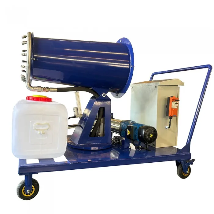 

20-80 м распылительная машина для подавления пыли, оборудование для туманной пушки для эффективного контроля пыли и борьбы