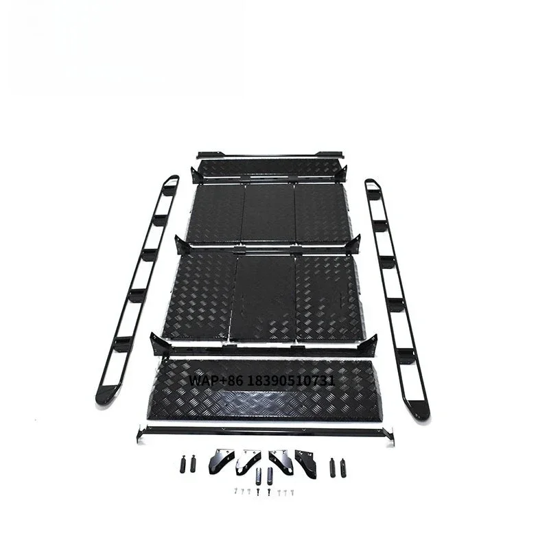 2021 2022G Class W463A Luggage Rack  With Ladder W464 G500 G63 Stainless Universal Roof Frame Spoiler Mount Camp Luggage Rack