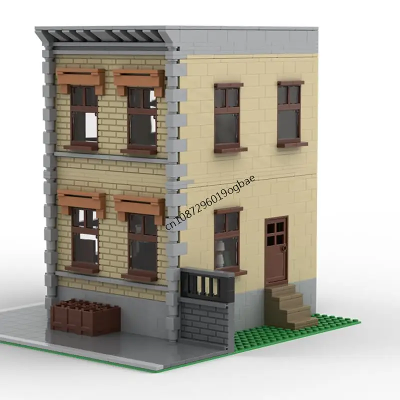 새로운 1561피스 인기 배트 히어로 영화 모크 고타메드 시티 타운 하우스 모델 맞춤 퍼즐 DIY 창의적 아이디어 어린이 장난감 생일 선물