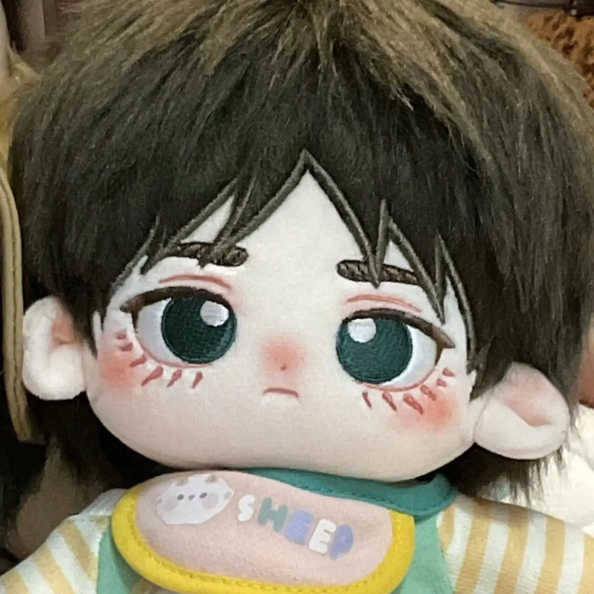 2026 Nieuwe Anime Aanval op Titans Eren Jaeger 20 cm Katoenen Pop Schattige Pluche Lichaam Cosplay Dress Up Knuffel Kinderen verjaardagscadeautjes