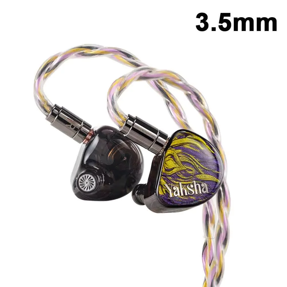 Celest Yaksha Earphone 2DD+1BA+1MPD In Ear Monitor With Detachable Cable For HiFi Music Gifts Earbuds Headset