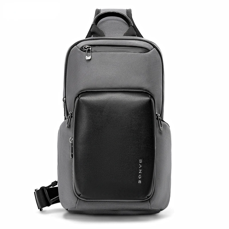 Chikage-Bolso de pecho de viaje de negocios de alta calidad para hombres, bolso de hombro informal de gran capacidad, bolso cruzado de moda para deportes al aire libre