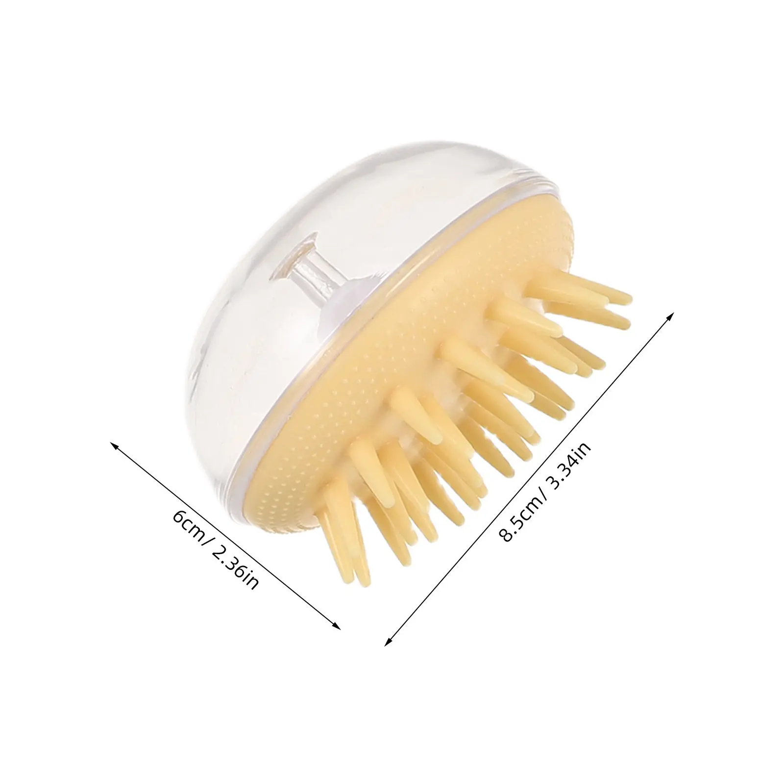 4Pcs Pet Bath Brush Soft Flexible Bristles for Dogs Cats Massage Shampoo Distribution Deep Cleaning Grooming Tool for Short Long