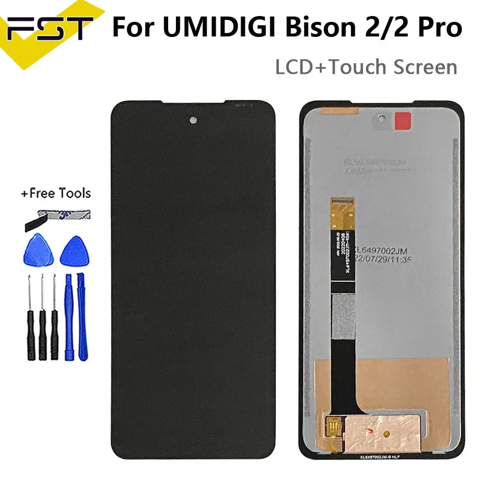 100% Original Tested For UMIDIGI Bison 2 LCD Display Touch Screen Assembly LCD Sensor For Umidigi Bison2 Pro LCD Display