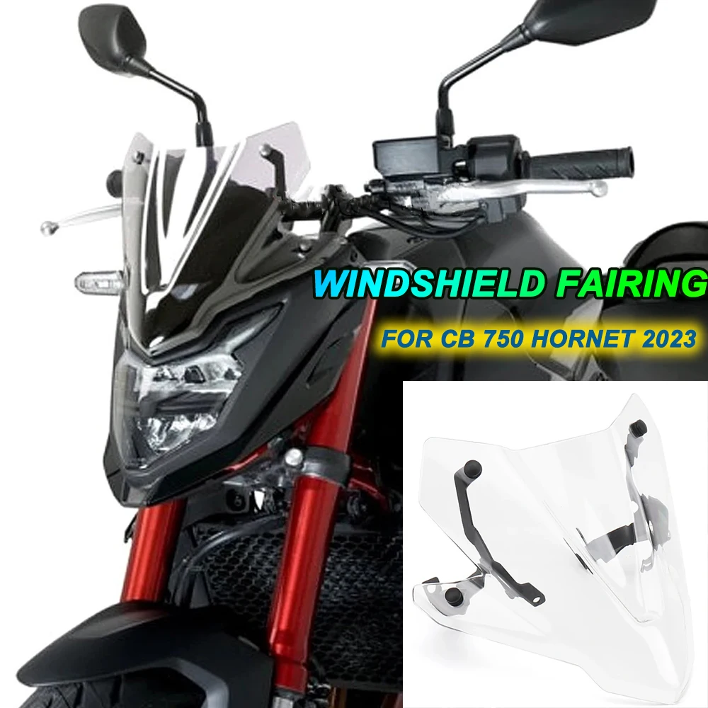 

New Motorcycle Accessories Windshield Extension For Honda CB750 Hornet CB 750 HORNET 2023 Heighten Windscreen Deflector