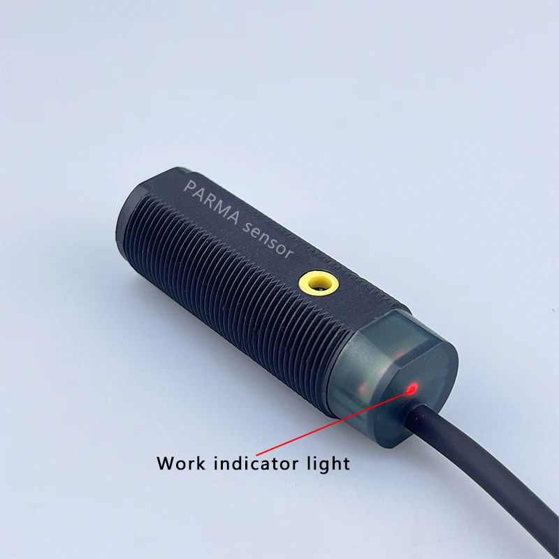 Sensor PARMA O durável interruptor fotoelétrico de reflexão difusa M18 substitui facilmente o E3FA-DN12 DC 3 fios GS18