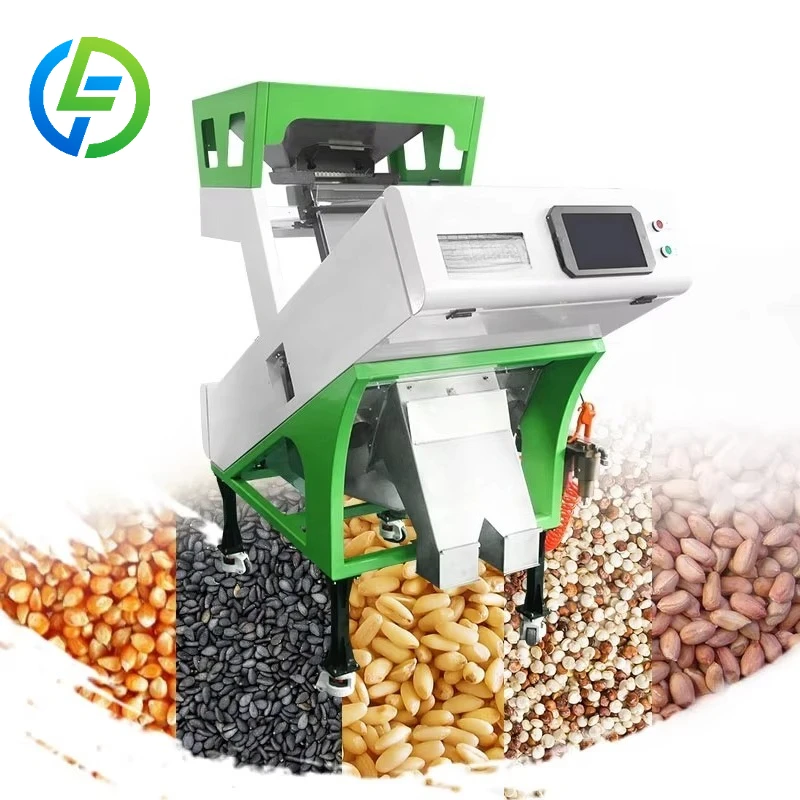 Customize Asia Selling for Cashew Bean Color Shape Sorter Mung Wheat Seeds 99% Accuracy 1.5-2 T/H Capacity CE Certified 220V