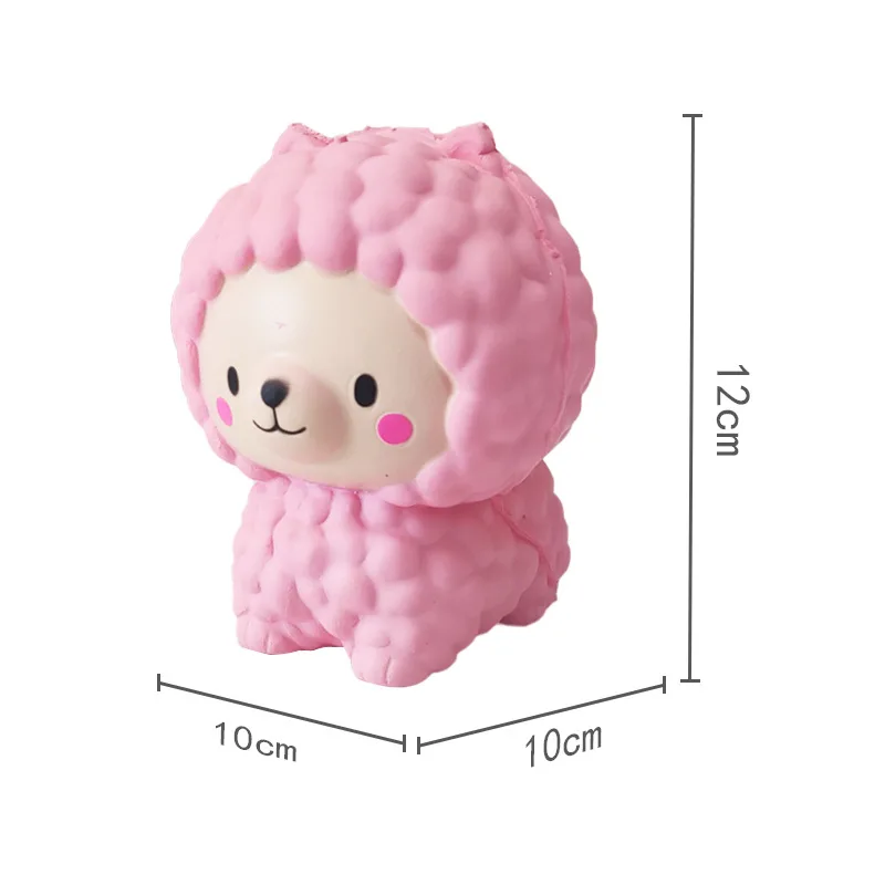 Nieuwe Creatieve Cartoon Leuke Schapen Zachte Pinch Squeeze Speelgoed Grappige Trage Rebound Kids Stress Relief Speelgoed Kinderen Ontluchting Speelgoed Geschenken