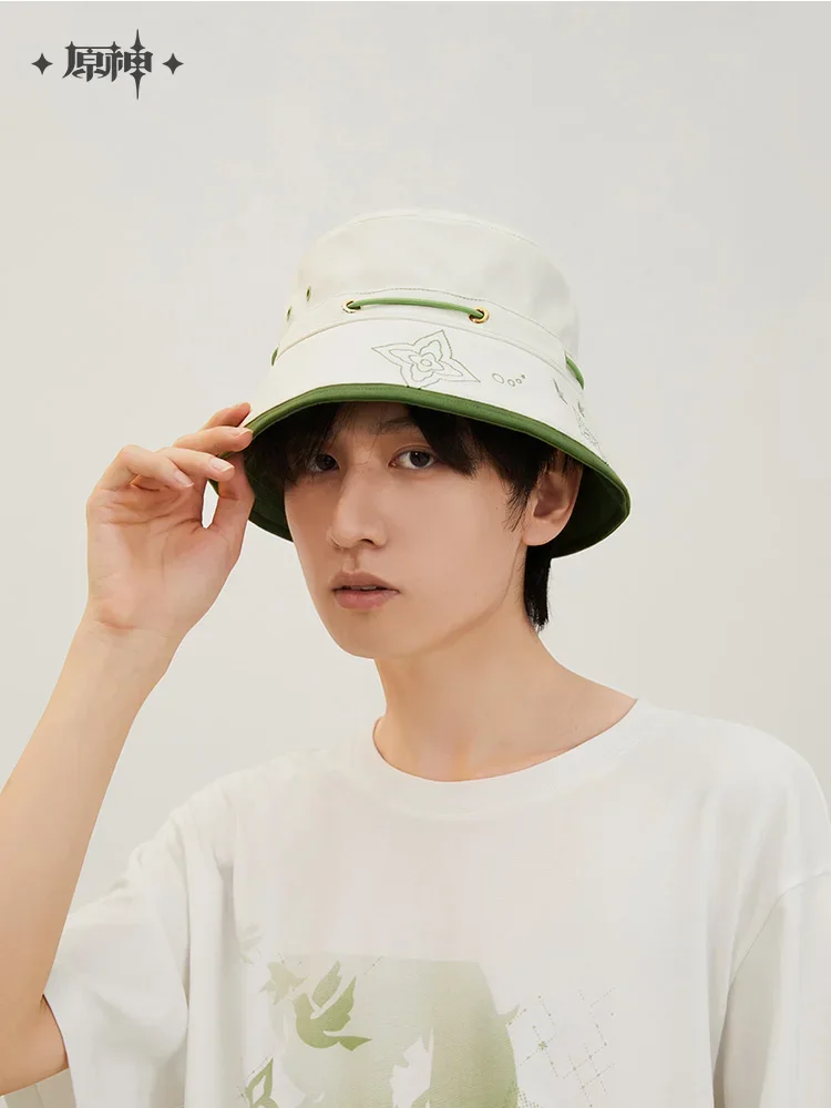 

MiHoYo Official Genshin Impact Nahida Bucket Hat Doujin Nahida Theme Series Suit Grass King Cute Accessory Sumeru Birthday Gifts