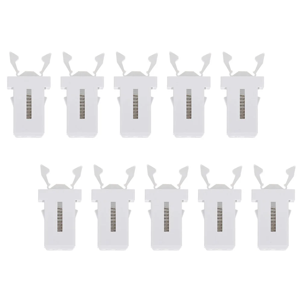 10 Pcs Trash Can Press Buckles Button Switch Lock Self-locking Waste Bin Latch Clip Repair Tools Accessories