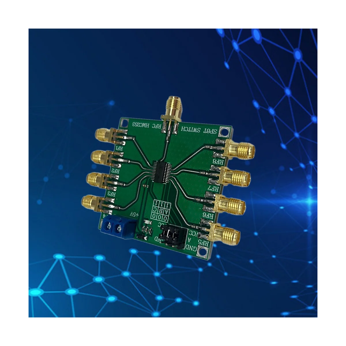 HMC253 DC-2.5 GHz Multifunction RF Single Pole Eight Throw Switch Rf Switch Channel Select Antenna Module