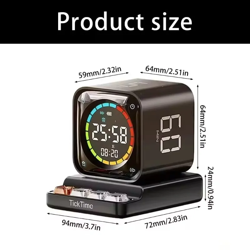 TK3 Student Flip Timer Small Square Learning Management Tool for Kids