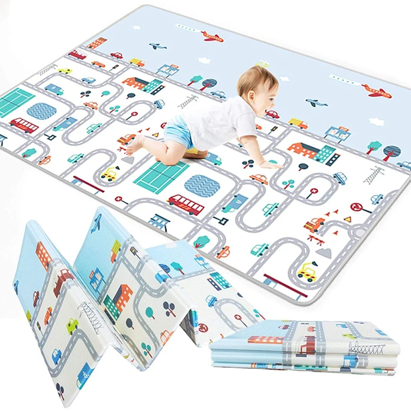 

Foldable Baby Play Mat Xpe Puzzle Mat Educational Children's Carpet In The Nursery Climbing Pad Kids Rug Activitys Games Toys