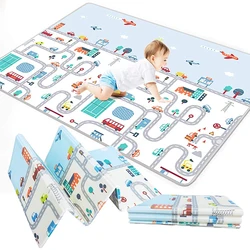 Foldable Baby Play Mat Xpe Puzzle Mat Educational Children's Carpet In The Nursery Climbing Pad Kids Rug Activitys Games Toys