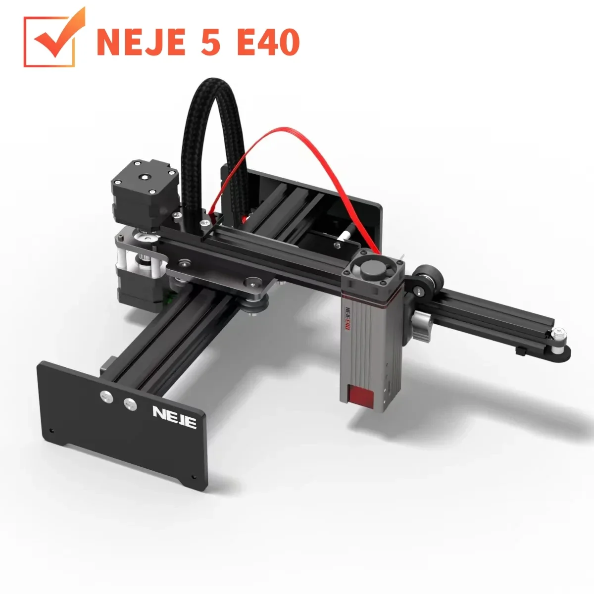 NEJE 5 E40 80W Effect Laser Engraving Machine Ultra-thin Laser Beam Shaping Technology Acrylic Engraver Cut Machine 170x170mm