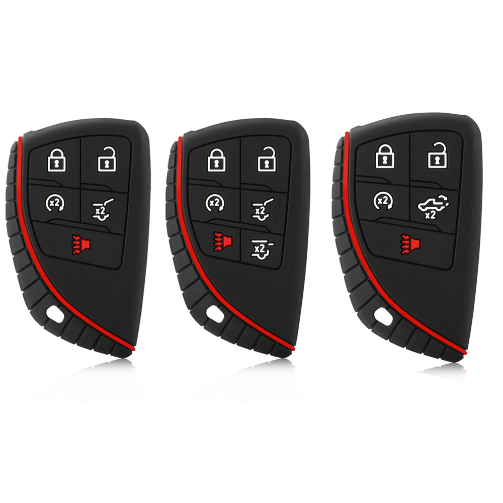 Car Key Case Fob Cover Shell for Chevrolet Tahoe Suburban for GMC Yukon for Buick ENVISION S Plus Avenir 2020-2025
