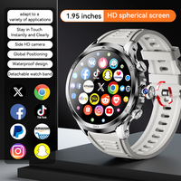 2025 NEW 4G Full Netcom H19 Smartwatch Android System 1.95 Inch 720*720 Amoled Screen 190° Rotating Camera Smart Watch GPS WIFI