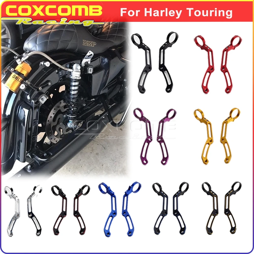 Tour Pack Remote Reservoir Shocks Bracket Mount Clamp Motorcycle Parts For Harley Touring FLHTK FLHTCU Electra Glide FLHX FLHXS