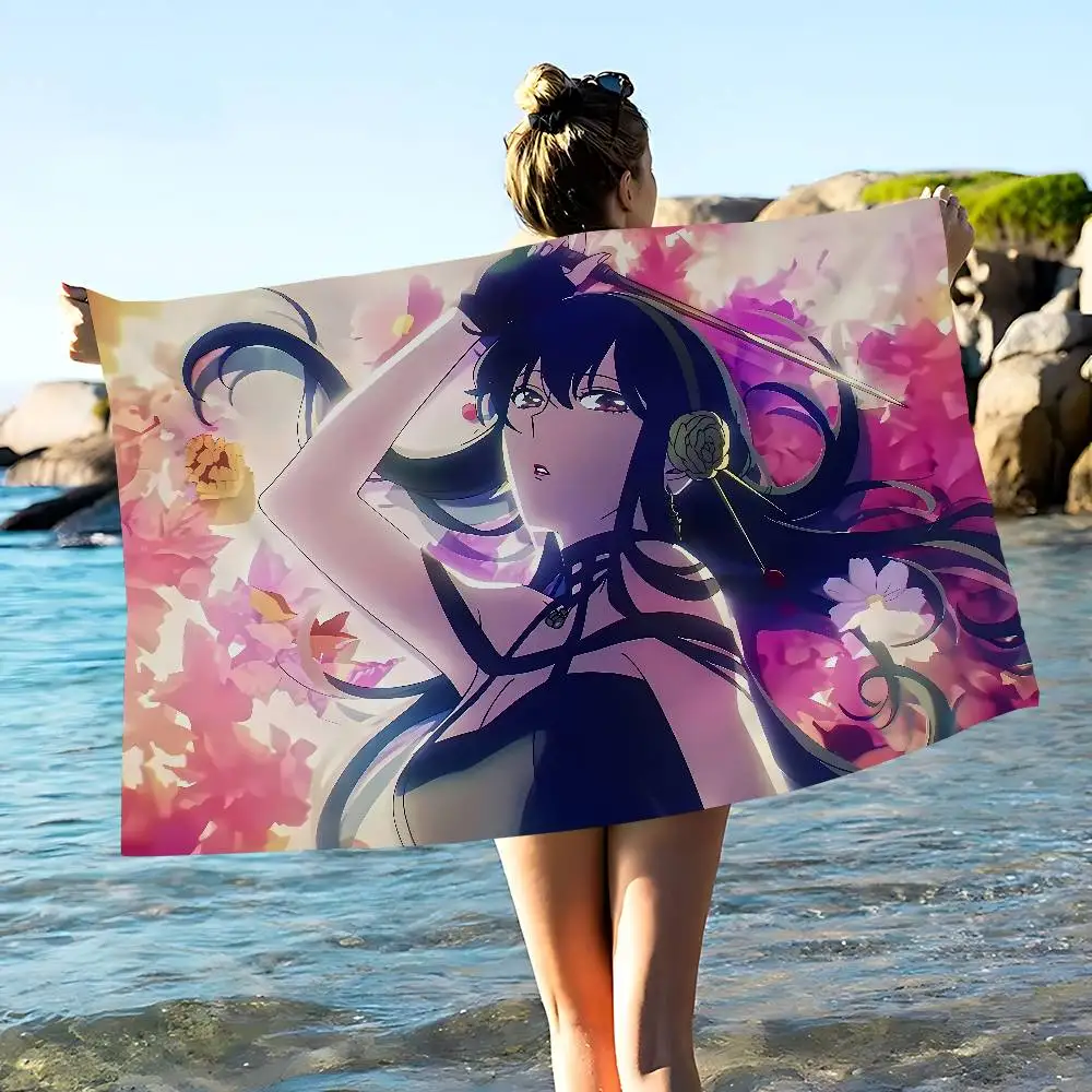 Anime Spy x Family Microfiber Beach Towel Absorbent Quick dry Soft Yoga Swimming Resort Mountain Climbing Towel