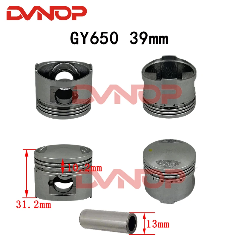 GY6 50 60 80 100 125CC 150CC  175CC 180CC 39mm  44mm 47mm 52.4mm 57.4mm 58.5mm 61mm 63mm Piston Kit Quad ATV Go Kart Buggy Parts