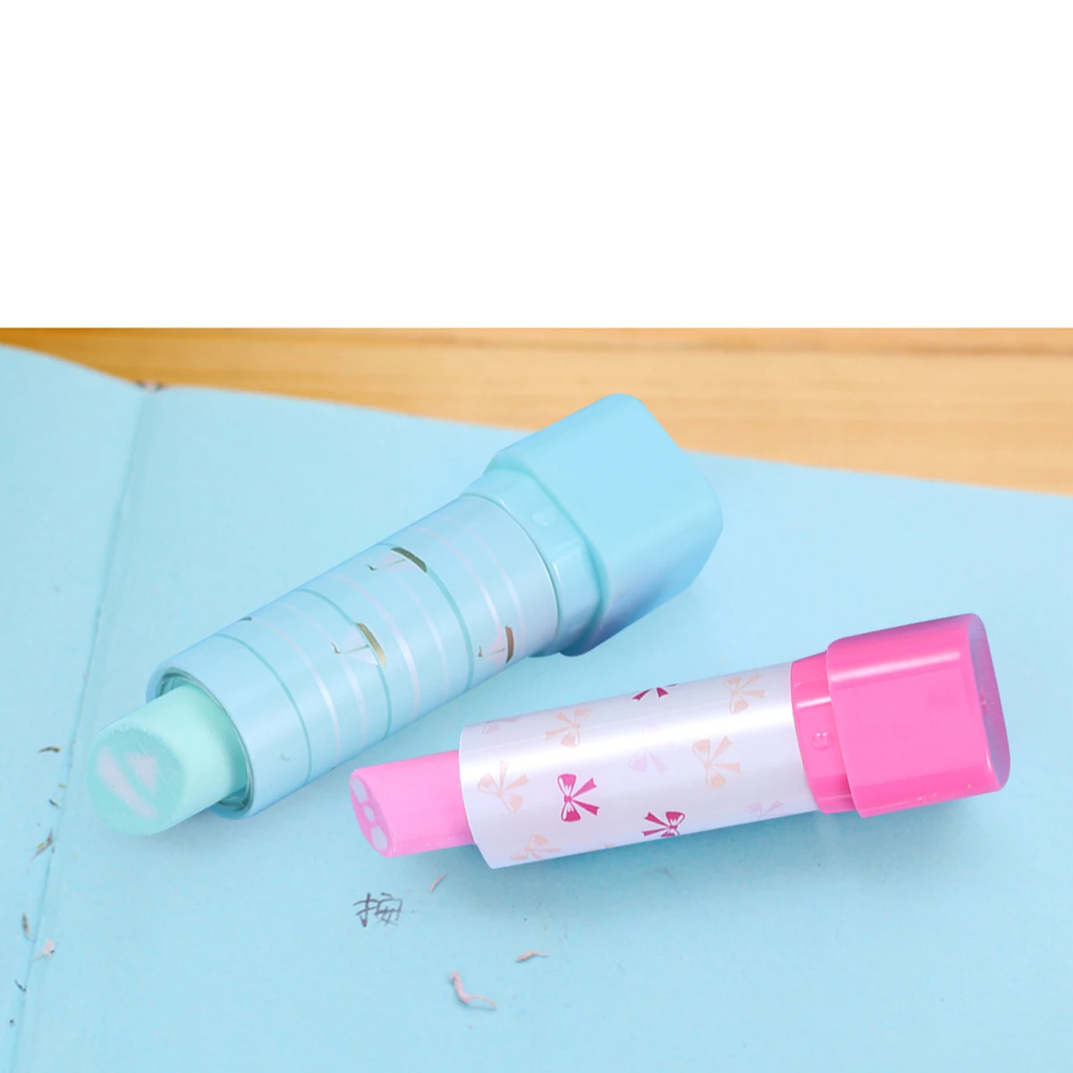 

10 Pcs Lipstick Eraser Novelty Erasers School Supplies Cute Girls for Kids Stationery Little