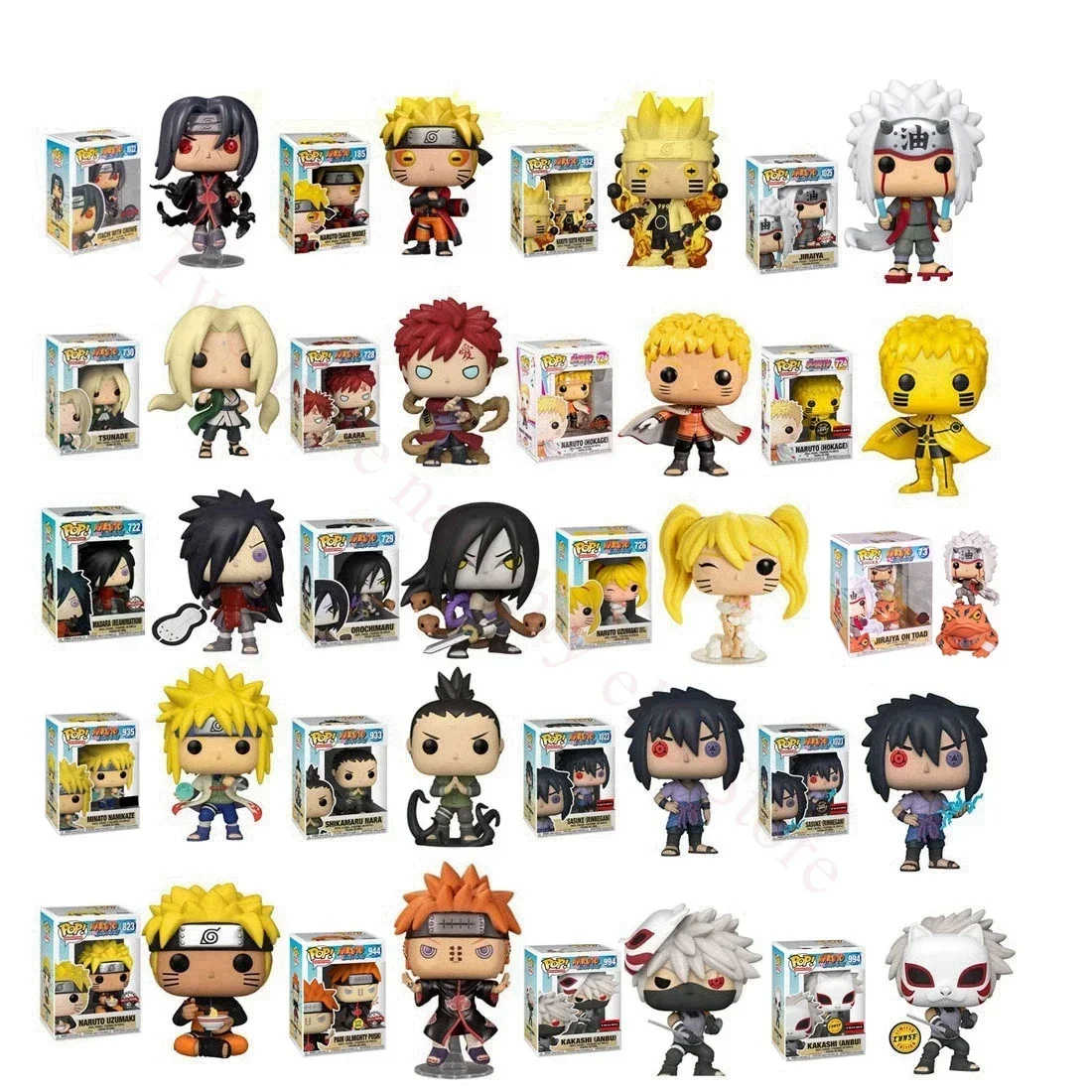 FUNKO POP NARUTO 41 Estilos ITACHI CON CROWS 1022 #   NARUTO EN GAMAKICHI 106 #   JIRAIYA 1025 #   SASUKE 72 #   Figuras de vinilo de juguete de acción