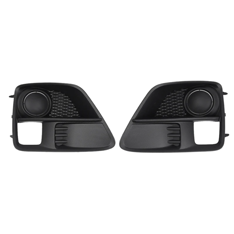 Bumper Fog Light Lamp Bezel Cover For Subaru WRX & Sti 2015-2017 Lower Grille Honeycomb Bezel
