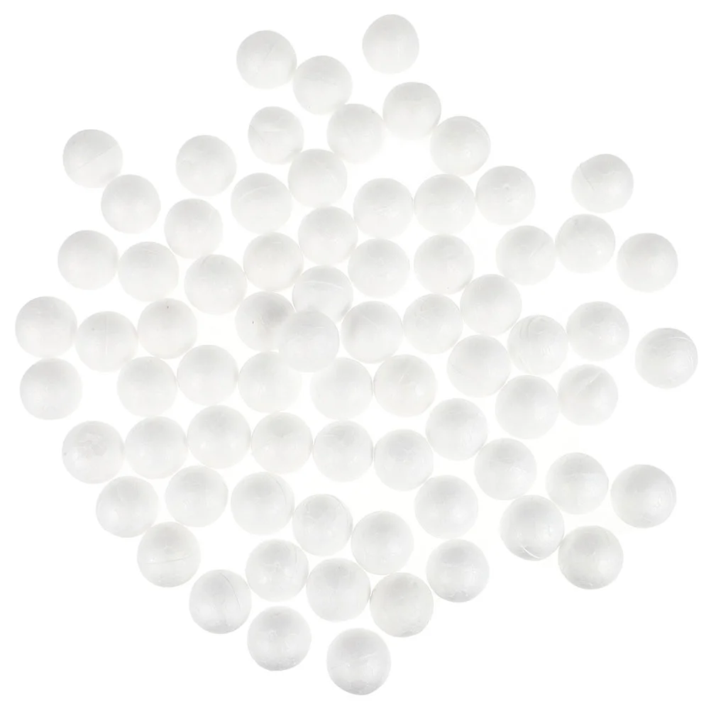 500 Pcs Balls for DIY and Crafts Foam Wedding Ceremony Decorations Ornament White Eps Polystyrene Holiday Party