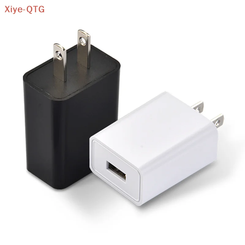 Adaptador estadounidense de 5V, 2A, carga rápida, enchufe UL, una puerto USB, cargador de pared de carga para teléfono, viaje en EE. UU., Japón, Tailandia, Canadá, Colombia, 1 ud.