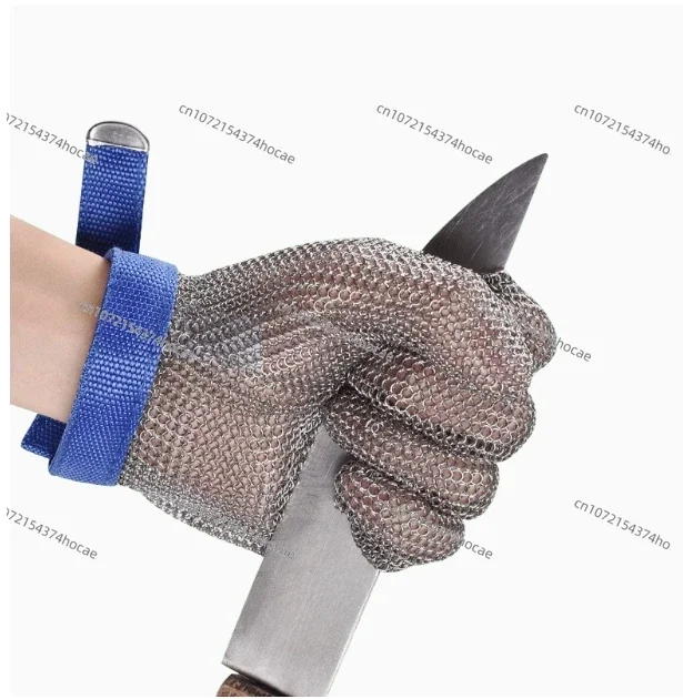 1PCS Stainless Steel Glove Cut Resistant Glove 304 Resistant Stainless Steel Wire Metal Mesh Kitchen Butcher Cut-Resistant