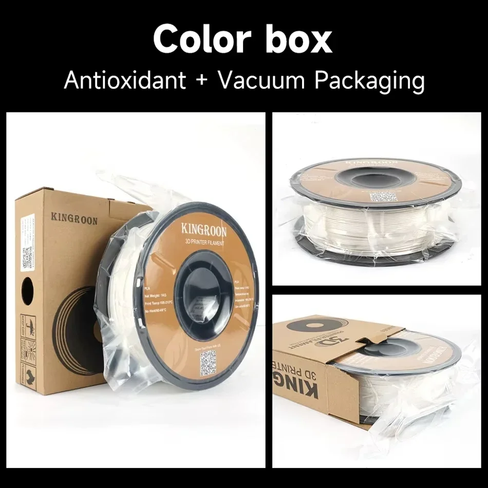 PLA Filament Multicolor 3D Printer Filament No-Tangling Bubble Free for FDM 3D Printer Material PLA Filament 200g/roll 1.75mm