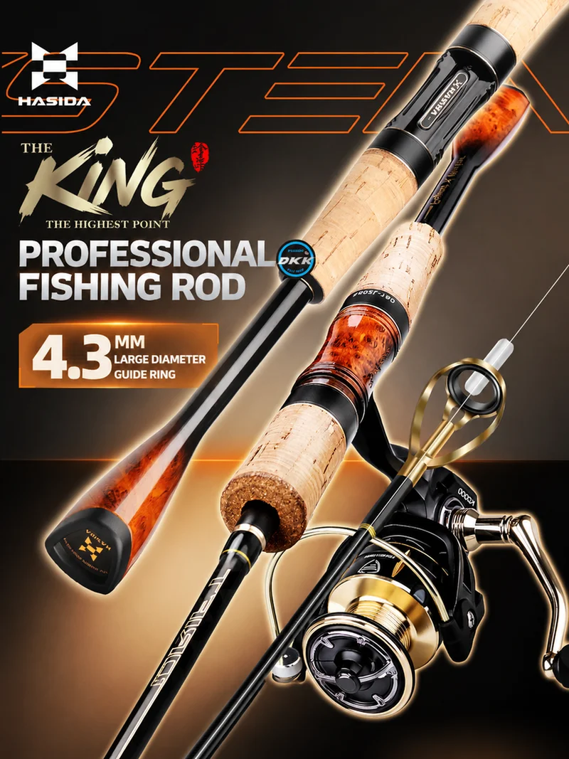 Hasda Dianfu Series Lure‑Slide Rod Ultra‑Light Slide Float Rod Large Titanium Alloy Frame Guide Rings Long Cast Spinning Reel